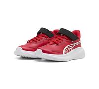 Sneaker PUMA "Scuderia Ferrari Skyrocket Sneakers Kinder", Kinder, Gr. 32, rosso corsa weiß rot, Obermaterial: Synthetik, Textil; Futter: Textil; Innensohle: Textil; Laufsohle: Synthetik, Schuhe Sneak