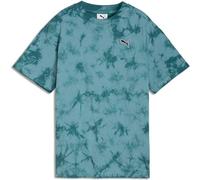 PUMA Essentials Elevated Relaxed Tie-Dye T-Shirt Kinder 41 - emerald ice 164