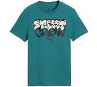 PUMA Jungen Mid 90s Graphic T-Shirt 176, Emerald Ice Green