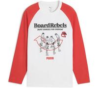 PUMA Mid90s Langarmshirt Jungen 02 - PUMA white 140