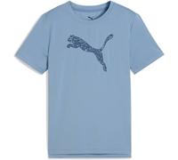 Puma TAD ESS Logo Graphic Mädchen T-Shirt, blau 128