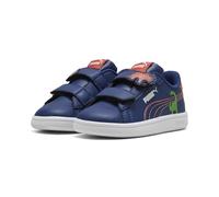 PUMA Kinder Smash 3.0 Dino Sneakers 26, Blue Jewel Green Fruit Amarena Orange