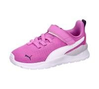 Sneaker PUMA "ANZARUN LITE AC INF", Kinder, Gr. 26, mauve pop, puma weiß, deep plum, Textil, Schuhe Sneaker, mit Klettverschluss, mit CMEVA-Dämpfung, aus Textil (49372707-26) mauve pop, puma weiß, dee