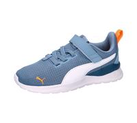 PUMA Anzarun Lite AC PS Kinder Sneaker mit Klettverschluss 45 - cool blue/puma white/orange glo 28