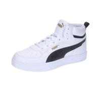 PUMA Jungen Unisex Kinder Caven 2.0 Mid PS Sneaker, White Black-Gold, 29 EU