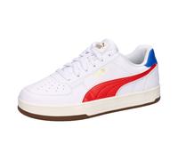 Sneaker PUMA "CAVEN 2.0 RETRO JR", Gr. 38,5, puma weiß, for all time rot, gum, Synthetik, sportlich, Schuhe (71796957-38,5) puma weiß, for all time rot, gum