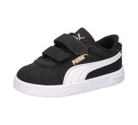 PUMA Unisex Baby Club II V INF Sneaker, Black White Gold, 20.5 EU