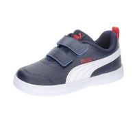 PUMA Unisex Kinder Courtflex V2 V Inf Turnschuhe, Peacoat High Risk Red, 23 EU