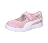 Puma Courtflex V3 Lina V PS Sneaker für Mädchen, rosafarbenes Puma-Weiß, 13 UK-Kinder