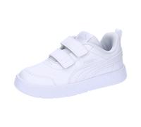 PUMA Courtflex V3 Baby-Sneaker mit Klettverschluss 02 - PUMA white/PUMA white/silver mist 25