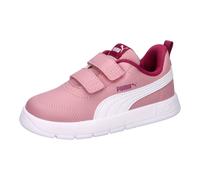 PUMA Baby-Sneaker Courtflex V3 mit Klettverschluss Poised Pink/Puma White/Berry Gr. 21