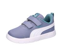Puma Unisex Baby Courtflex V3 V INF Sneaker, Gray Sky White-Baltic Sea Blue, 42 EU Child, Grau Himmel Puma Weiß Ostseeblau, 9 UK