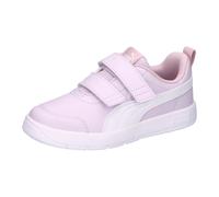 PUMA COURTFLEX V3 V PS Sneaker, Lilac Frost White-Rose Mauve, 32 EU