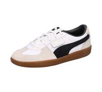 Puma Palermo Leather Kinder Sneaker weiß/schwarz/beige - 35