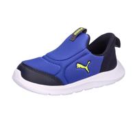 PUMA Unisex Baby Fun Racer 2 SLIPTECH INF Sneaker, Vivid Blue-Lemon Sherbert, 24 EU