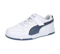 Puma Kinder Sneaker RBD Game Low AC PS 387351-09 33 Puma White-Inky Blue-Dark Coal-Team Gold