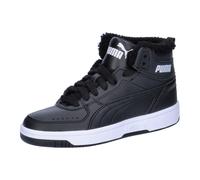 PUMA Rebound Joy FUR JR Sneaker, Black White, 38 EU