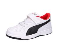Sneaker PUMA "REB-L AC+ PS", Gr. 28, bunt (puma weiß, puma schwarz, for all time rot), unifarben, sportlich, Schuhe (51111110-28) puma weiß, puma schwarz, for all time rot