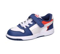 Puma Kinder Sneaker Rebound Slam Lo AC+ Inf 408295-06 27 Blue Jewel-Feather Gray-PUMA White