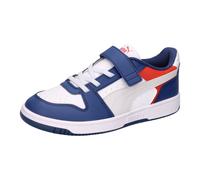 Puma Kinder Sneaker Rebound Slam Lo AC+ PS 408293-06 33 Blue Jewel-Feather Gray-PUMA White