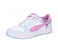 Puma Kinder Sneaker Rebound Slam Lo Faded Glow Jr 407467-01 36 Aqua Glow-Mauve Glow-PUMA White
