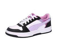 Puma Kinder Sneaker Rebound Slam Lo Faded Glow Jr 407467-02 38.5 PUMA Black-Light Lavender-Mauve Glow