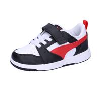 Puma Kinder Sneaker Rebound V6 Lo AC+ Inf 397420-04 25 PUMA White-For All Time Red-PUMA Black