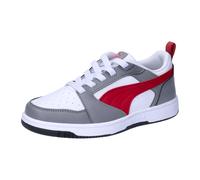 Puma Kinder Sneaker Rebound V6 Lo AC PS 396742-09 32 Stormy Slate-Club Red-Puma Bla