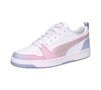 Puma Kinder Sneaker Rebound V6 Lo Blurry Dreams Jr 400593-01 38.5 PUMA White-Rose Mauve-Cool Weather