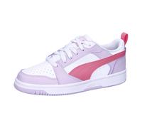 PUMA Rebound V6 Lo Sneaker Kinder 22 - lilac frost/magic rose/puma white 38.5