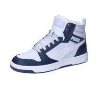 PUMA Rebound V6 Mid-Top Sneaker Kinder 17 - club navy/puma white/silver mist 38