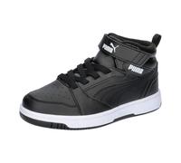 PUMA Unisex Kinder Rebound V6 Mid Wtr Ac+ Ps Sneaker, Black White, 29 EU