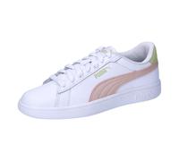Sneaker PUMA "SMASH 3.0 L JR" Gr. 37,5, blau (puma white, island pink, pistachio green) Kinder Schuhe (29514768-37,5) puma white, island pink, pistachio green