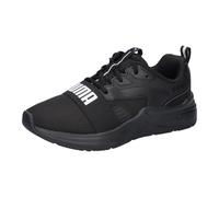 Sneaker PUMA "SOFTRIDE WIRED 2 JR", Damen, Gr. 37, schwarz-weiß (puma schwarz, puma weiß), Textil, Schuhe Sneaker, sportlicher Stil, atmungsaktives Obermaterial aus Air Mesh (42824734-37) puma schwarz