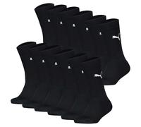 Kurzsocken PUMA "Socken Easy Rider 12P 12er Pack", Mädchen, Gr. 35-38, schwarz, Obermaterial: 70% Baumwolle CO. 15% Polyester PES. 13% Polyamid PA. 2% Elasthan EL., Socken (65974149-35) schwarz