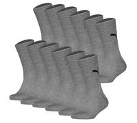 Kurzsocken PUMA "Socken Easy Rider 12P 12er Pack", Mädchen, Gr. 39-42, grau, Obermaterial: 70% Baumwolle CO. 15% Polyester PES. 13% Polyamid PA. 2% Elasthan EL., Socken (36285006-39) grau
