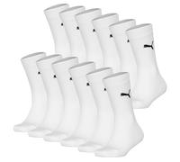 Kurzsocken PUMA "Socken Easy Rider 12P 12er Pack", Mädchen, Gr. 31-34, weiß, Obermaterial: 70% Baumwolle CO. 15% Polyester PES. 13% Polyamid PA. 2% Elasthan EL., Socken (86037225-31) weiß