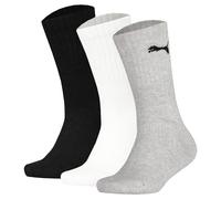 Puma Sport Socken 3 Paare EU 35-38 Grey / White / Black (Herstellerartikelnummer: 100000965-003-035)