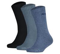 PUMA Junior Crew Socks 12er Pack, denim blue, 27-30