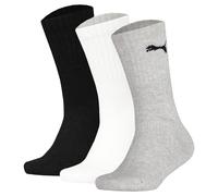 Puma Sport Socken 3 Paare EU 31-34 Grey / White / Black (Herstellerartikelnummer: 100000965-003-031)