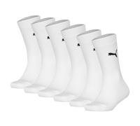 PUMA Kinder Socken 6er Pack - Easy Rider, ECOM, einfarbig, Logo Weiß 31-34
