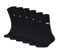 PUMA Kinder Socken 6er Pack - Easy Rider, ECOM, einfarbig, Logo Schwarz 39-42
