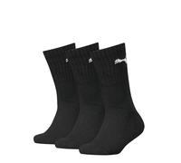 PUMA Unisex Kinder Socken (3er Pack), Schwarz, 35-38 EU