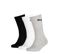 Puma Sport Socken 3 Paare EU 27-30 Grey / White / Black (Herstellerartikelnummer: 100000965-003-027)