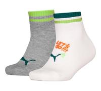 PUMA Kinder Socken KIDS HERITAGE STRIPE QUARTER, (701228105) 31-34 GREEN COMBO