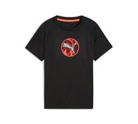 Puma ACTIVE SPORTS POLY CAT TEE B Jungenshirt, schwarz, größe 128