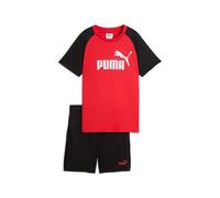 Puma Kinder T-Shirt and Short Set ESS No.1 Logo Poly 686299-11 128 For All Time Red