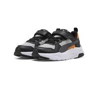 Sneaker PUMA "TRINITY 2 LT AC PS", Mädchen, Gr. 33, orange (cool light gray, moody gray, puma schwarz), Textil, Schuhe Sneaker, für vielseitige Aktivitäten, mit SOFTFOAM+ Innensohle (11231562-33) cool