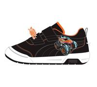 PUMA x HOT WHEELS™ MONSTER TRUCKS Multiflex 2 Sneakers Kinder, Schuhe, Schwarz/Schwarz/Orange Glo, 31 Black