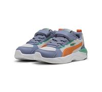 PUMA Kinder X-Ray 3 Sneakers 29, Feather Gray Melon Glow Sky Vibrant Green Orange